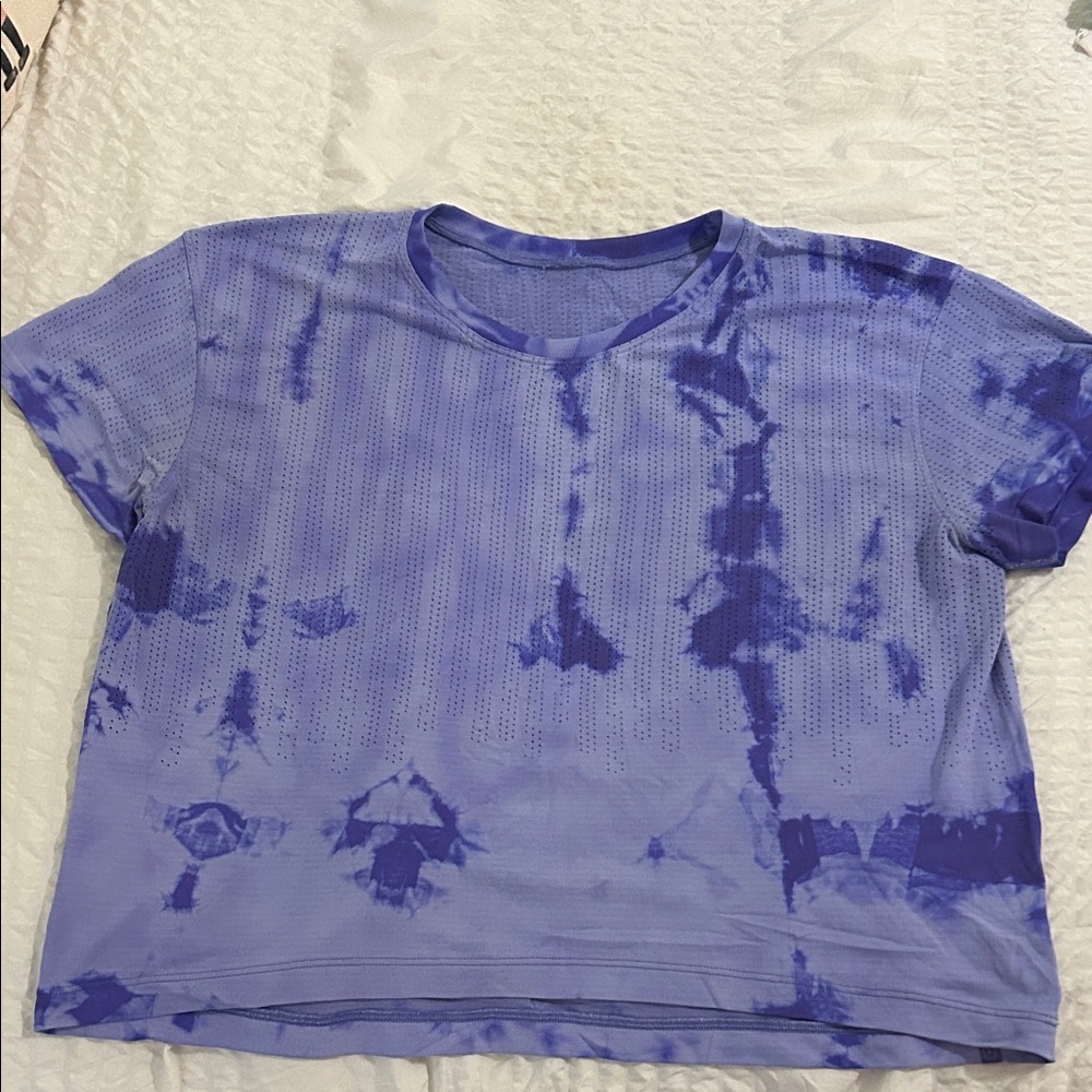 Lululemon Purple Tie-Dye Top